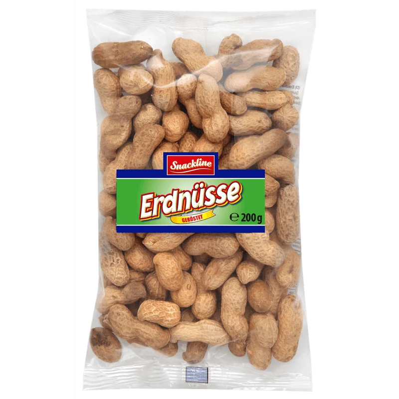 Snackline Erdnüsse in der Schale, geröstet 200g