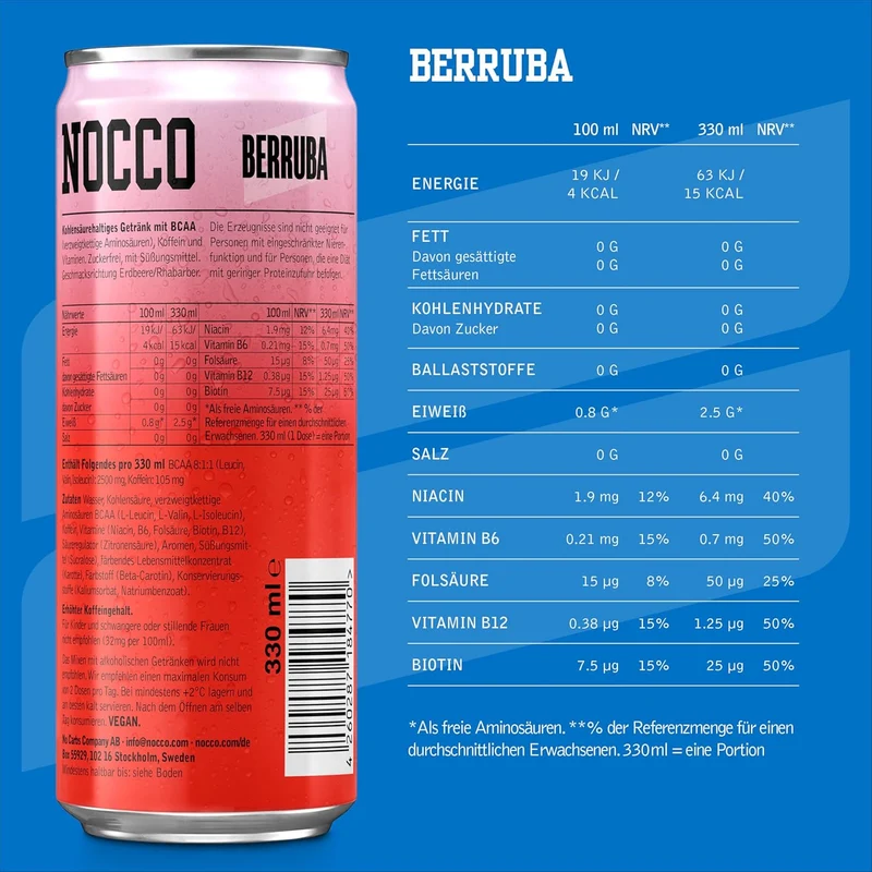 Nocco BCAA (24x330ml)