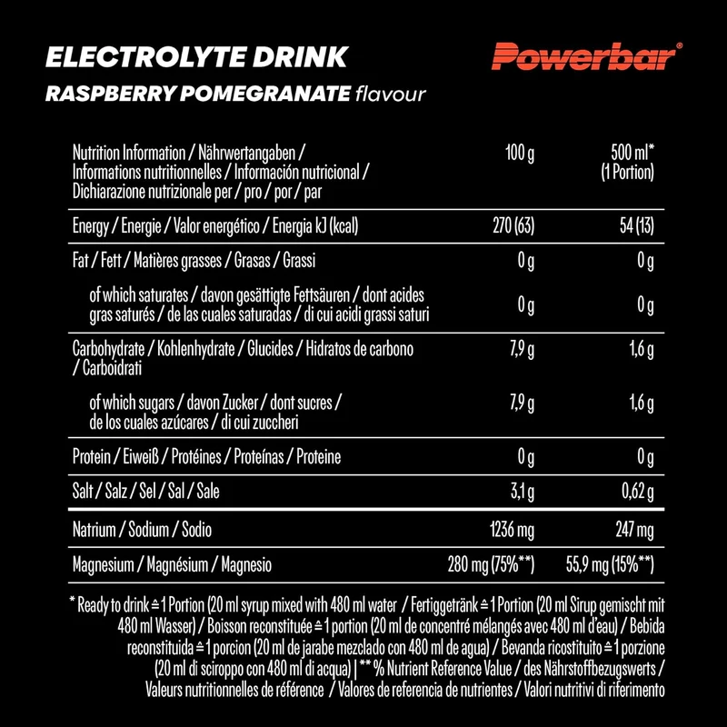 Electrolyte Drink Sirup (1000ml)