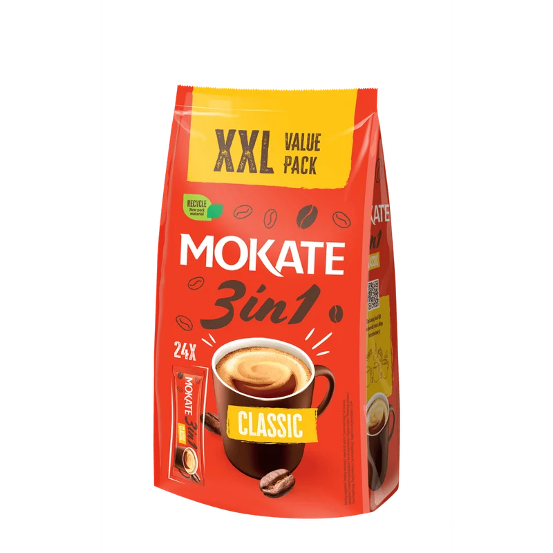 Mokate Kaffee Getränkepulver Classic 3in1 408g
