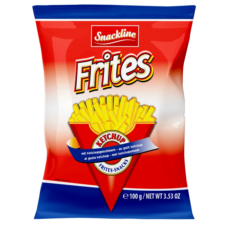 Snackline Frites-Snacks mit Ketchupgeschmack 100g
