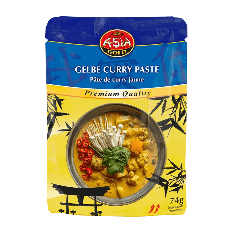 Asia Gold Currypaste gelb 74g