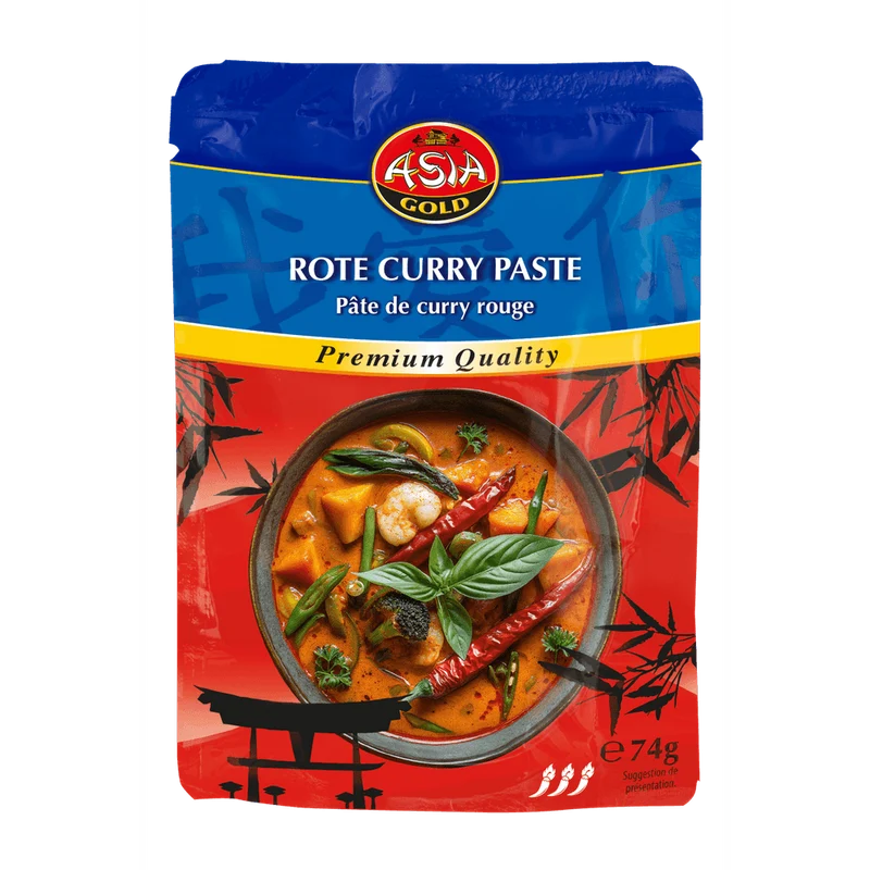 Asia Gold Currypaste rot 74g
