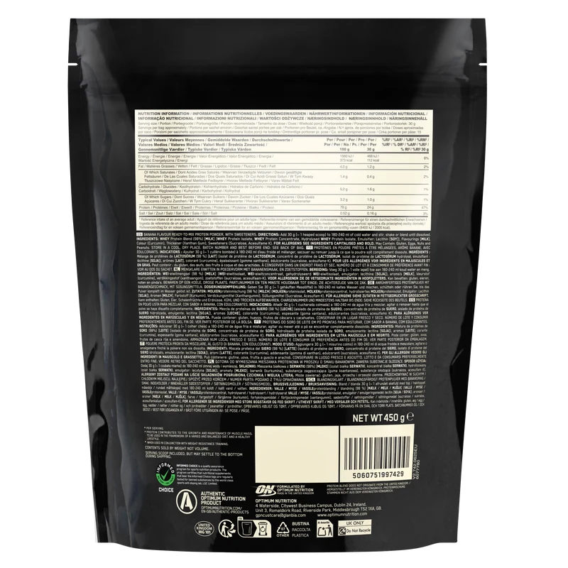 100% Whey Gold Standard (450g)