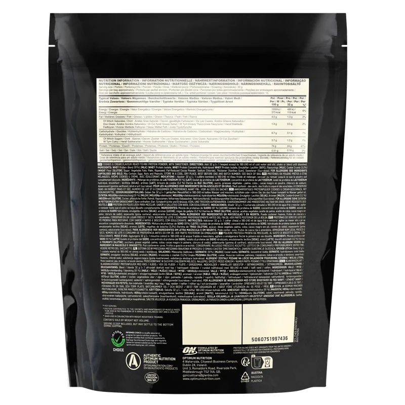 100% Whey Gold Standard (450g)