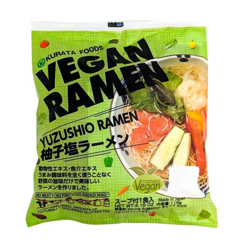 Deluxe vegane Ramen mit Brühe (Yuzushio) 1 Portion