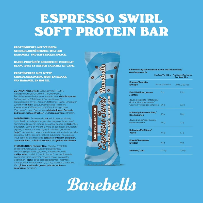Soft Protein Bar (12x55g)