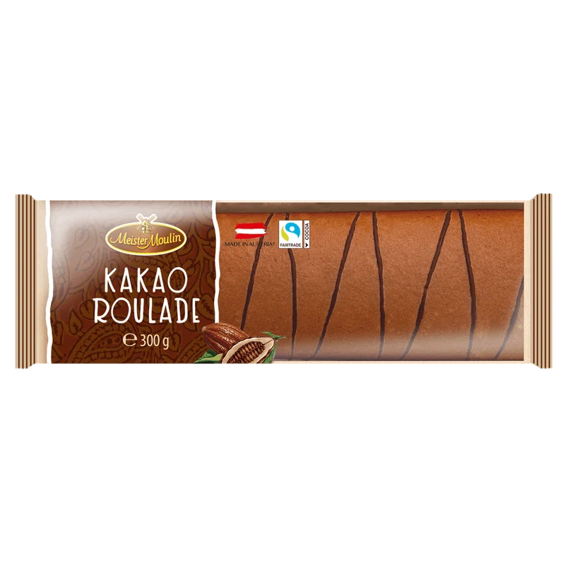 Meister Moulin Kakaoroulade 300g kakaofreie Schoko-Alternative