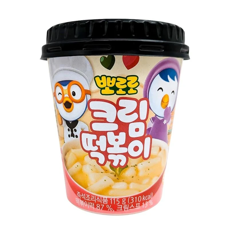Tteokbokki Rice Cakes Becher Cremiger Pororo