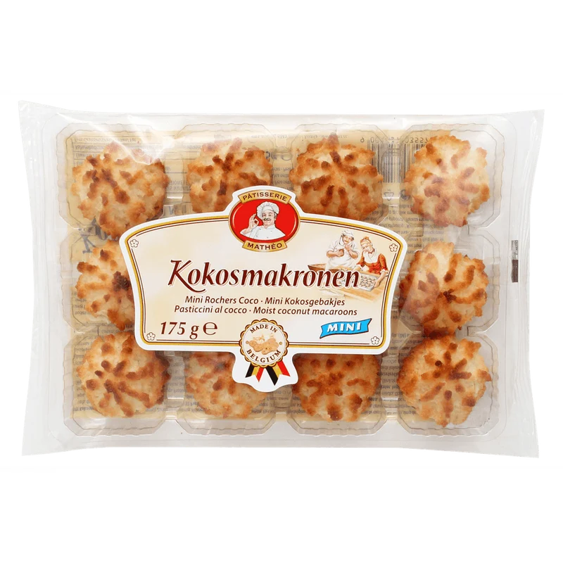 Pâtisserie Mathéo Kokosmakronen Mini 175g
