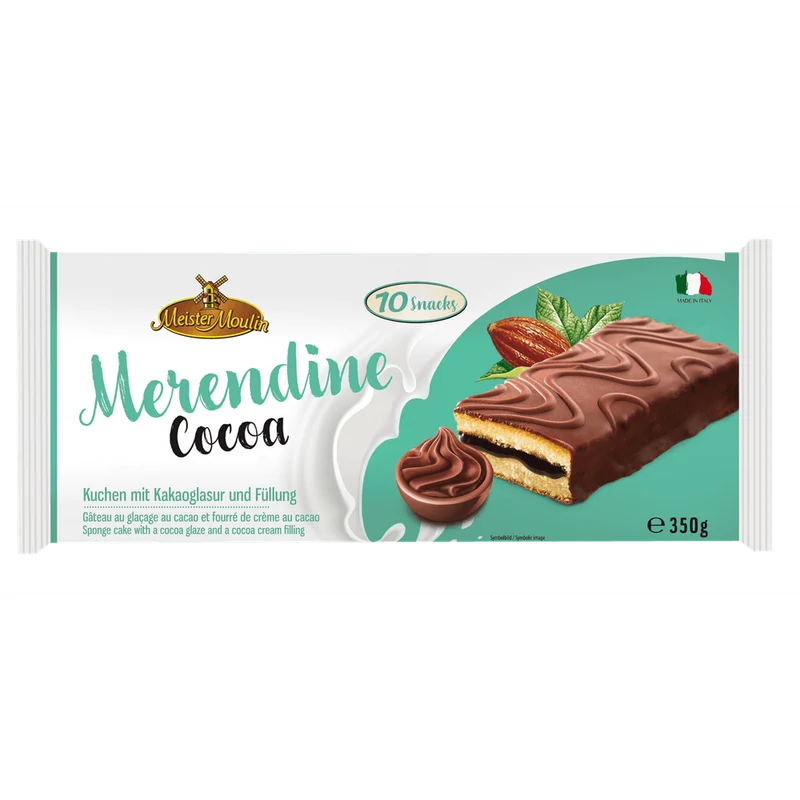 Meister Moulin Kuchenschnitten mit Kakaoglasur 350g kakaofreie
