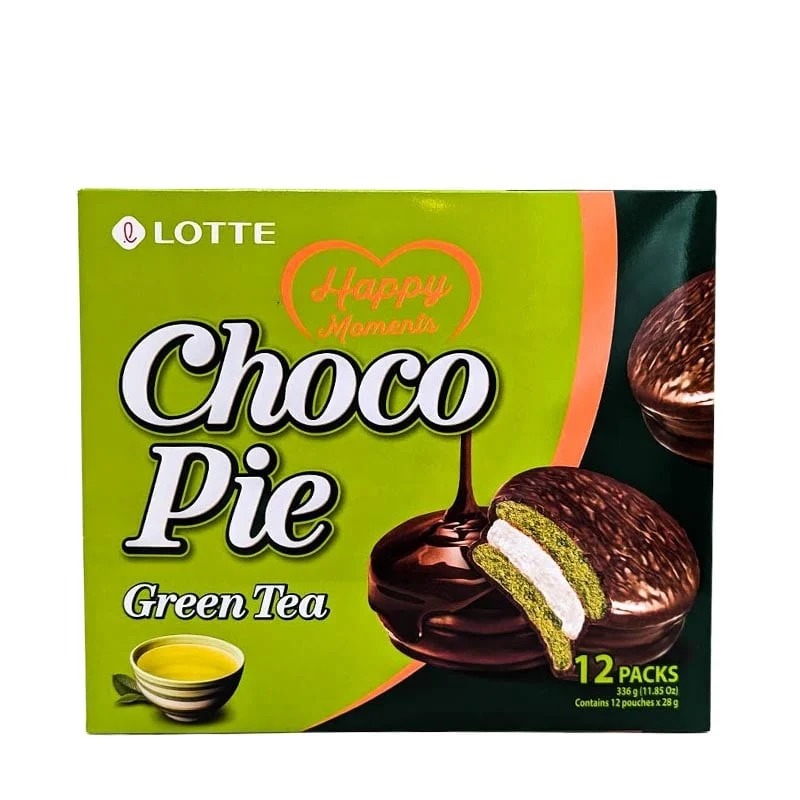 Lotte Choco Pie Grüner Tee 12er-Pack 336g