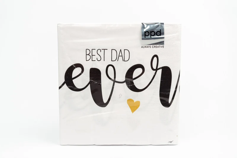 Servietten "Best Dad ever"