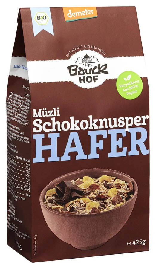 Hafer Müsli Schoko + Flakes demeter (425g)