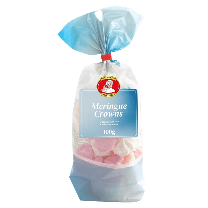 Pâtisserie Mathéo Meringue Crowns Schaumzuckergebäck 100g