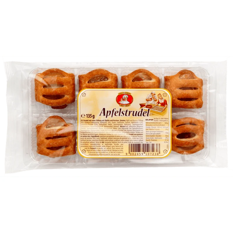 Pâtisserie Mathéo Mini Apfelstrudel 135g