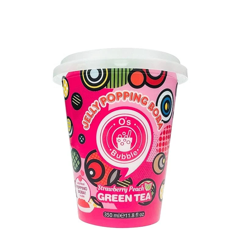 Popping Boba Erdbeere & Pfirsich fertig 350ml