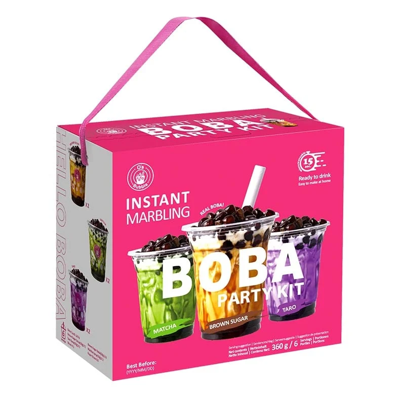 Marbling Boba Tea Party 8er-Pack
