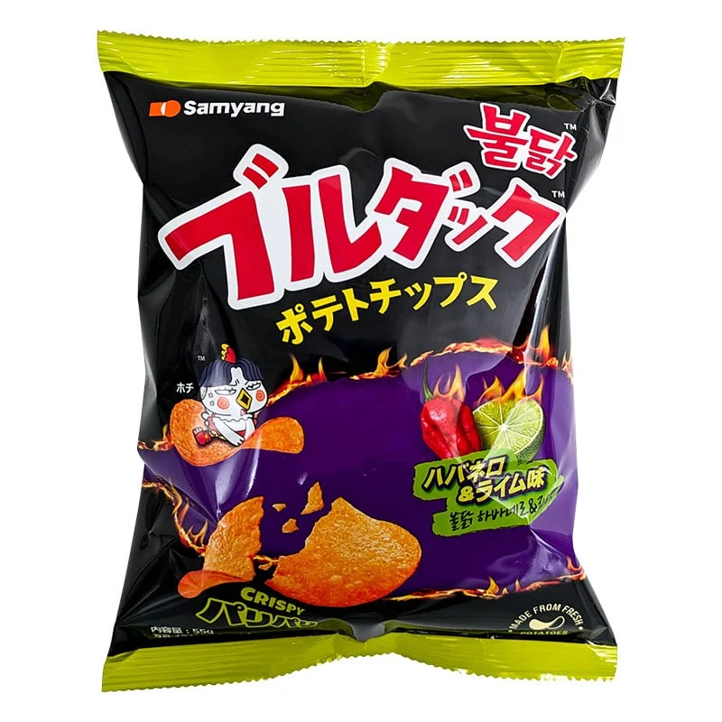 Samyang Chips Buldak Habanero & Limette