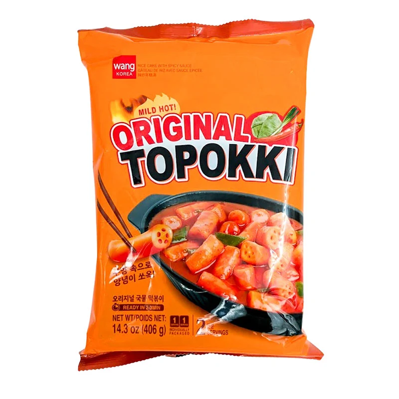 Instant-Rice Cakes Tteokbokki Milde Soße 2 Portionen 406g