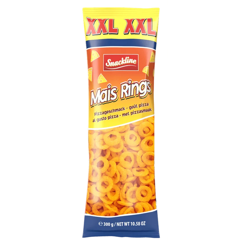 Snackline XXL Mais Rings Pizza gesalzen 300g