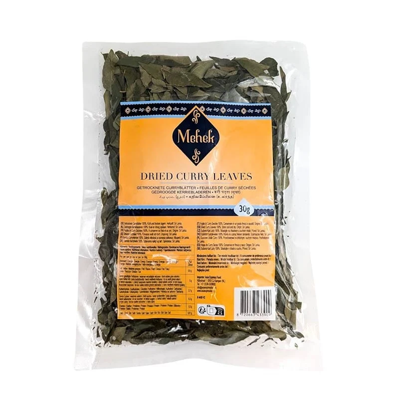 Getrocknete Curryblätter 30g