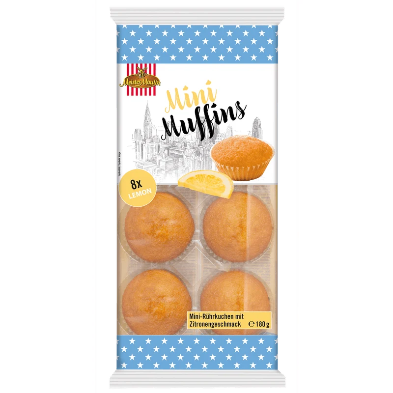 Meister Moulin Mini Muffins Lemon 8er 180g