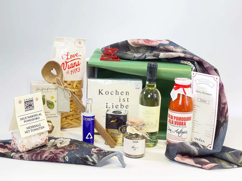 Harry Wijnvoord Gourmet Geschenkbox Deluxe – Liebe, Pasta & Genuss in einer Box