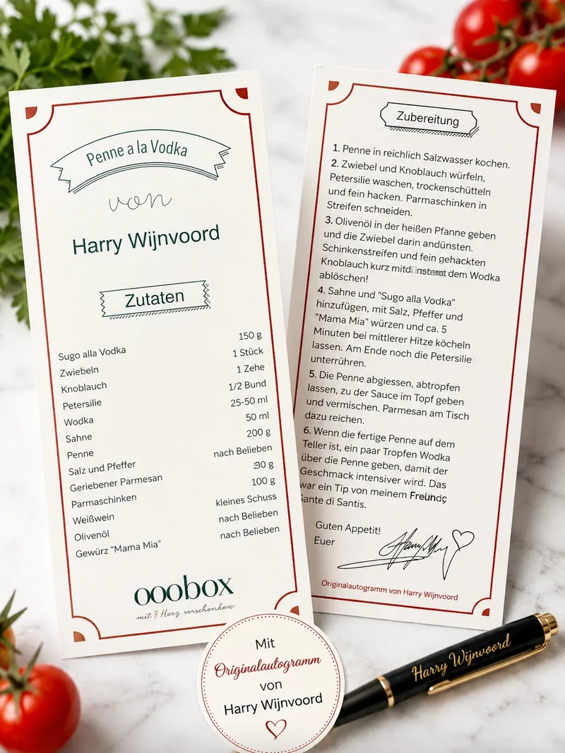 Harry Wijnvoord Gourmet Geschenkbox Deluxe – Liebe, Pasta & Genuss in einer Box