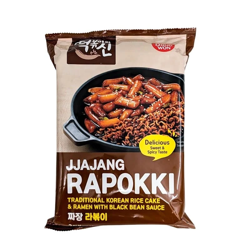 Rabokki Rice Cakes & Nudeln Jjajang 327g