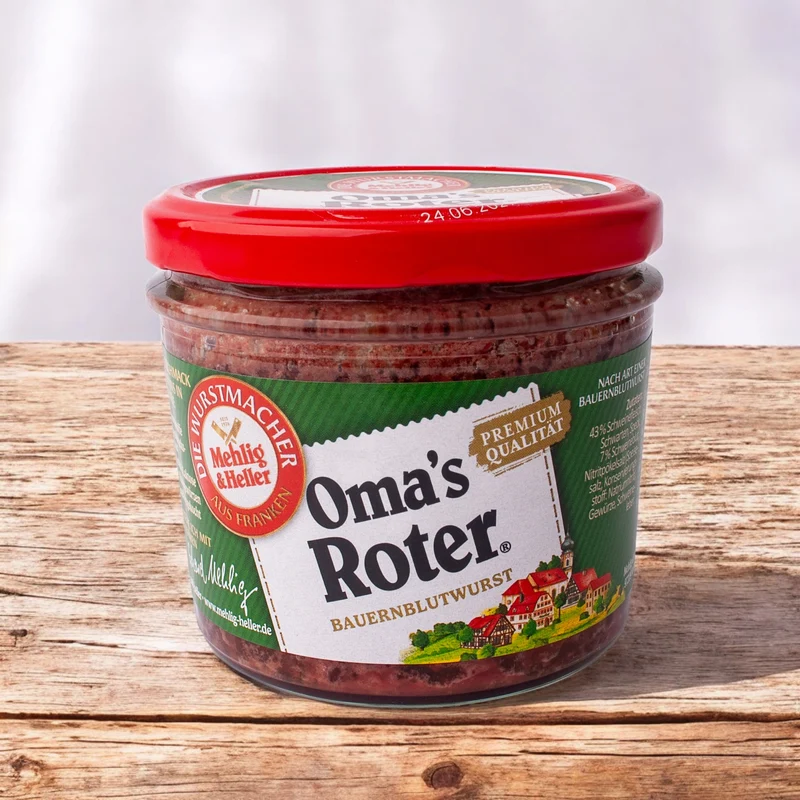 Glaslspezialität "Oma's Roter"