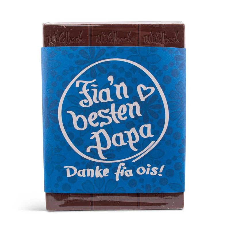 Schokolade "Fia'n besten Papa"