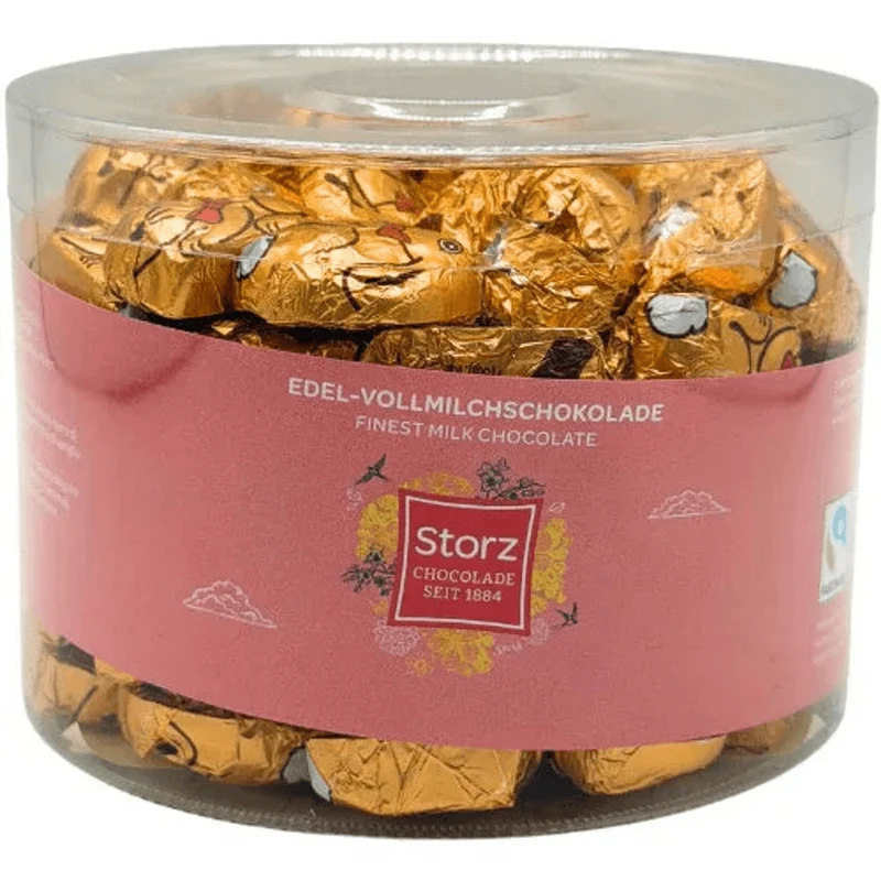 Storz Mini Häschen Edelvollmilch Schokolade 120x5g Dose