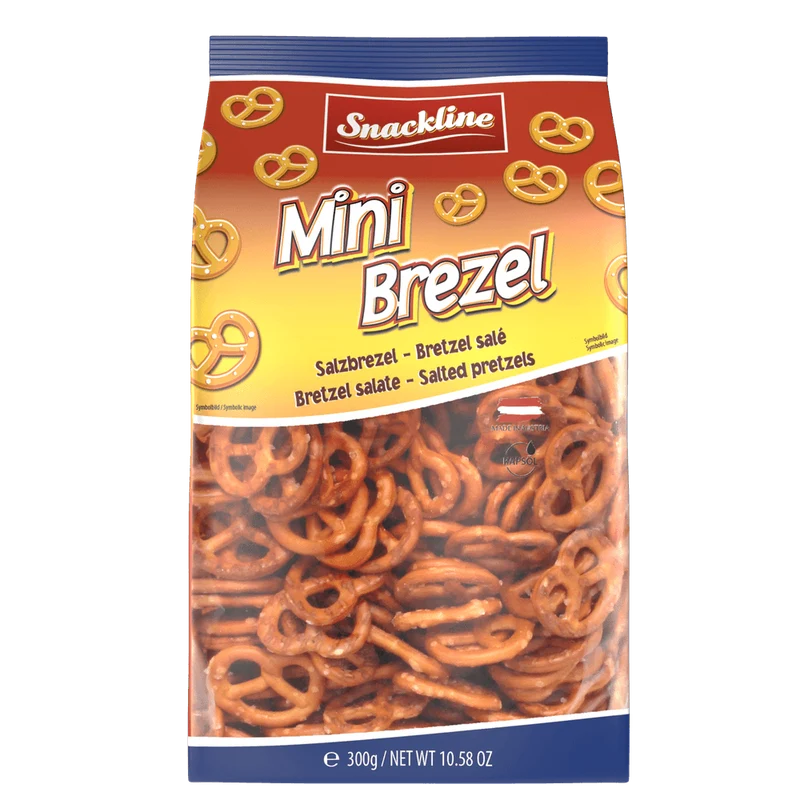 Snackline Mini Brezel Salzbrezel ' Laugengebäck 300g
