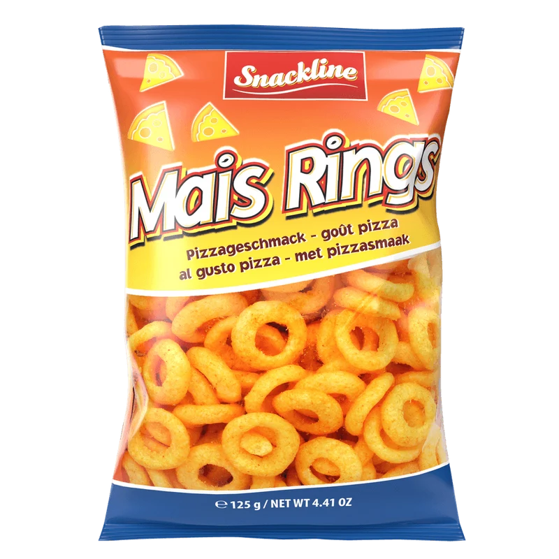 Snackline Mais Rings Pizza 125g