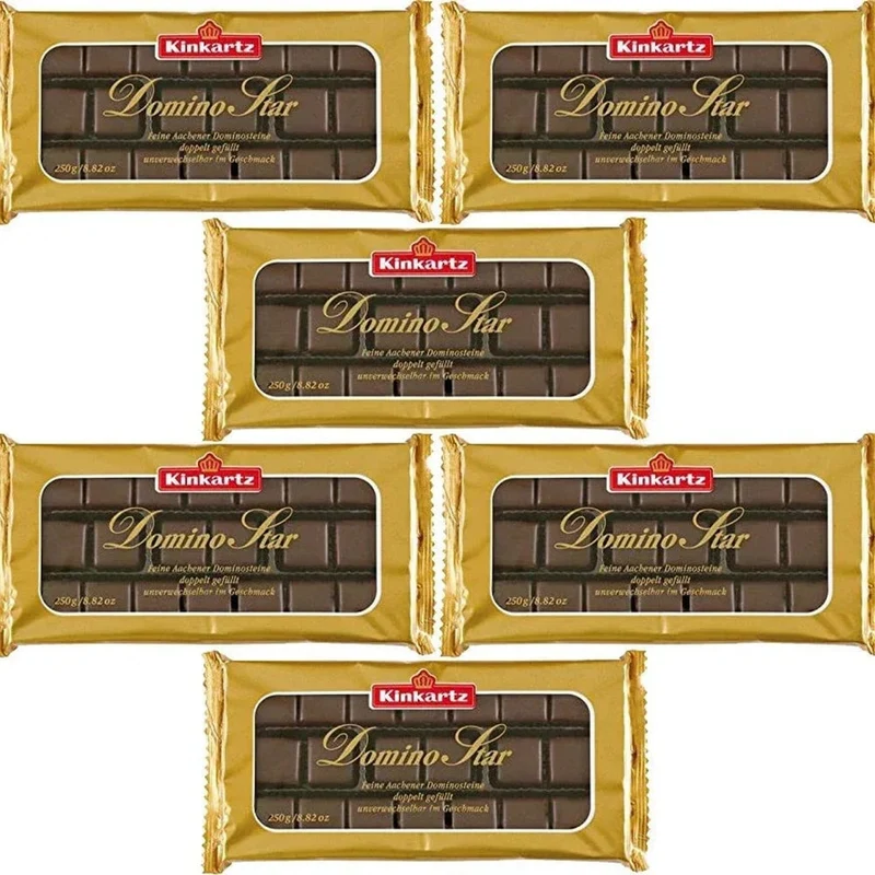 Kinkartz Aachener Dominosteine Zartbitter 6x250g 1,5kg Domino Star