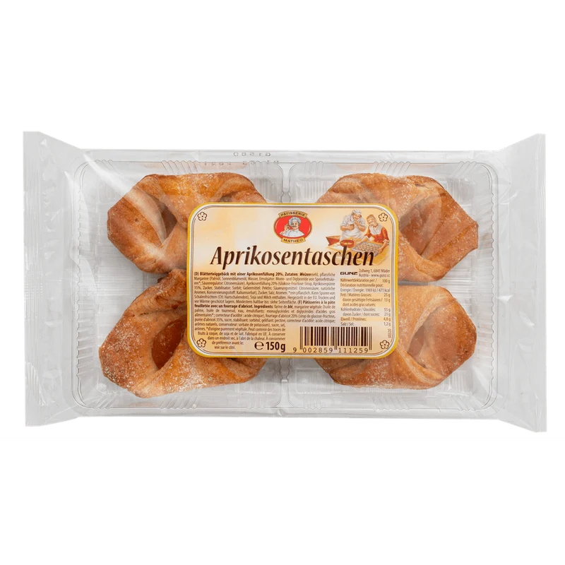 Pâtisserie Mathéo Aprikosentaschen 150g