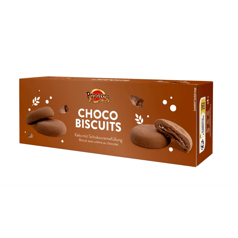 Papagena Biscuits mit Schokocremefüllung 150g