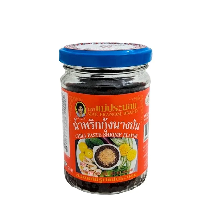 Nam Prik Pao Getrocknete Garnelen Thailändische Chilipaste 228g