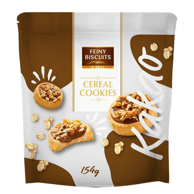 Feiny Biscuits Cereal Cookies Kakao 154g kakaofreie Schoko-Alternative