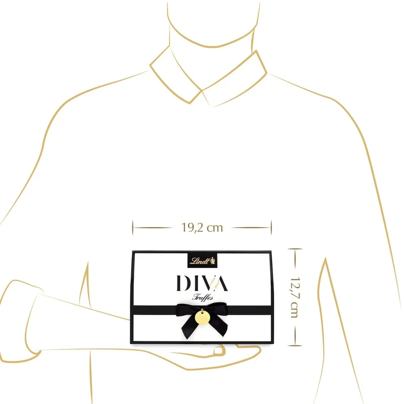Lindt DIVA Pralinés Trüffel Clutch 114g Geschenkbox