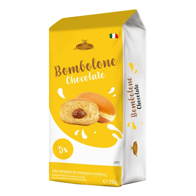 Meister Moulin Bombolone mit Schokoladencremefüllung 210g