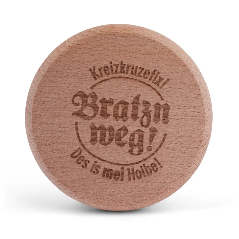 Bierglasdeckel "Bratzn weg!"