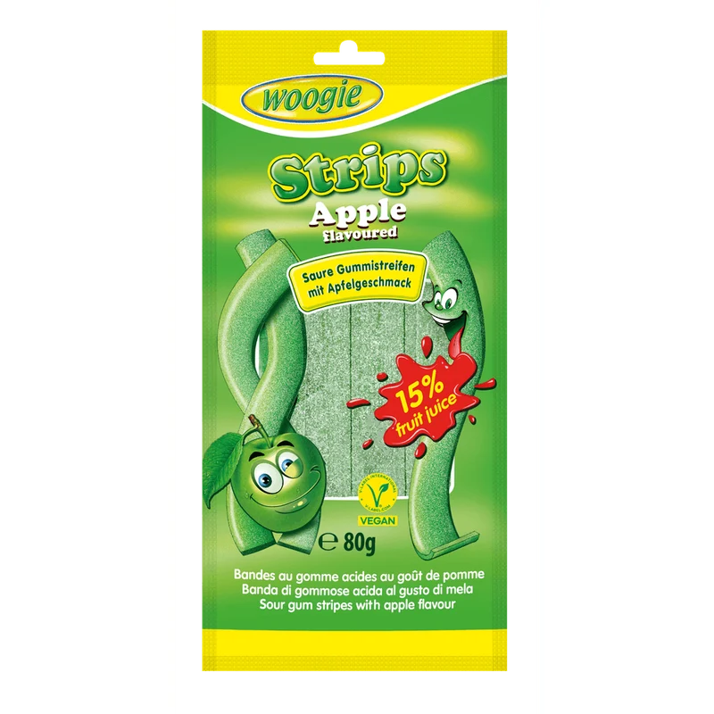 Woogie Apple Strips 2x 80g