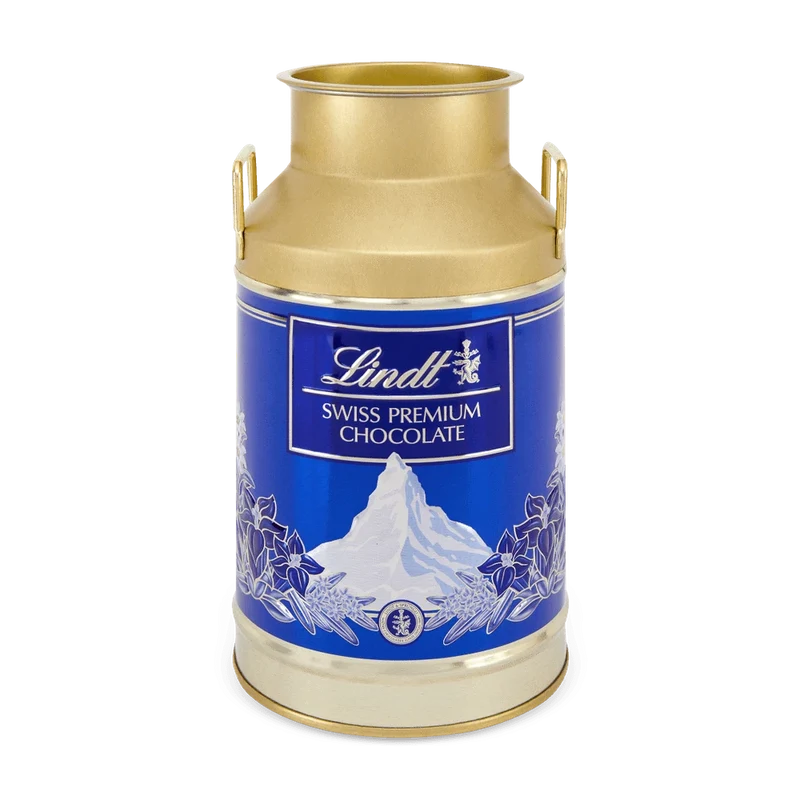 Lindt Milchkanne 350g Napolitains Milch & Milch-Nuss Geschenkdose