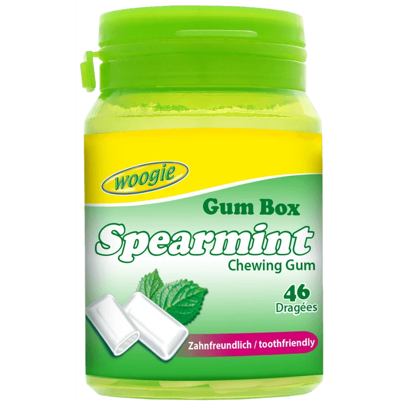 Woogie Kaugummi Spearmint zuckerfrei 64,4g