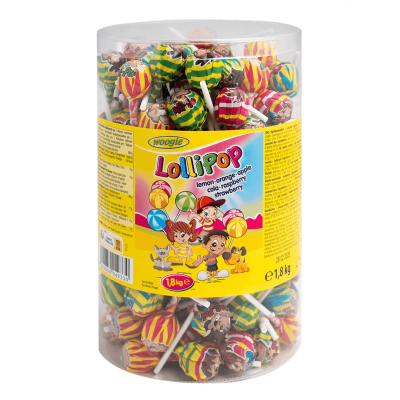 Woogie Lollipops 1,8kg (180x10g)
