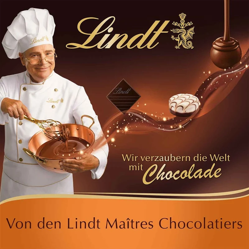 Lindt Schicht-Nougat Pralines 125g Packung