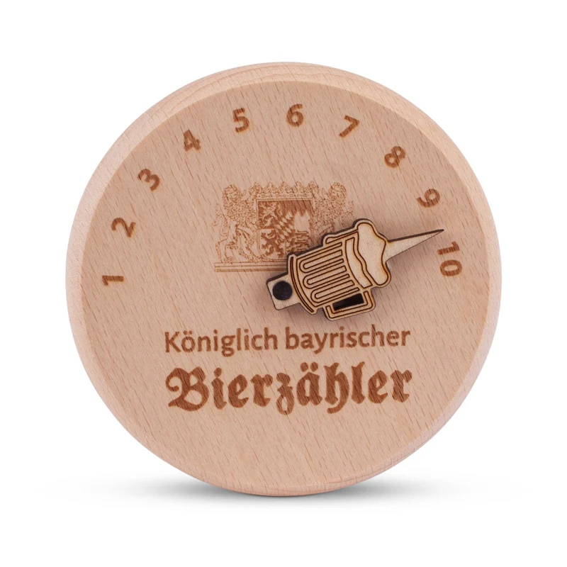 Bierglasdeckel "Königlich bayrischer Bierzähler"