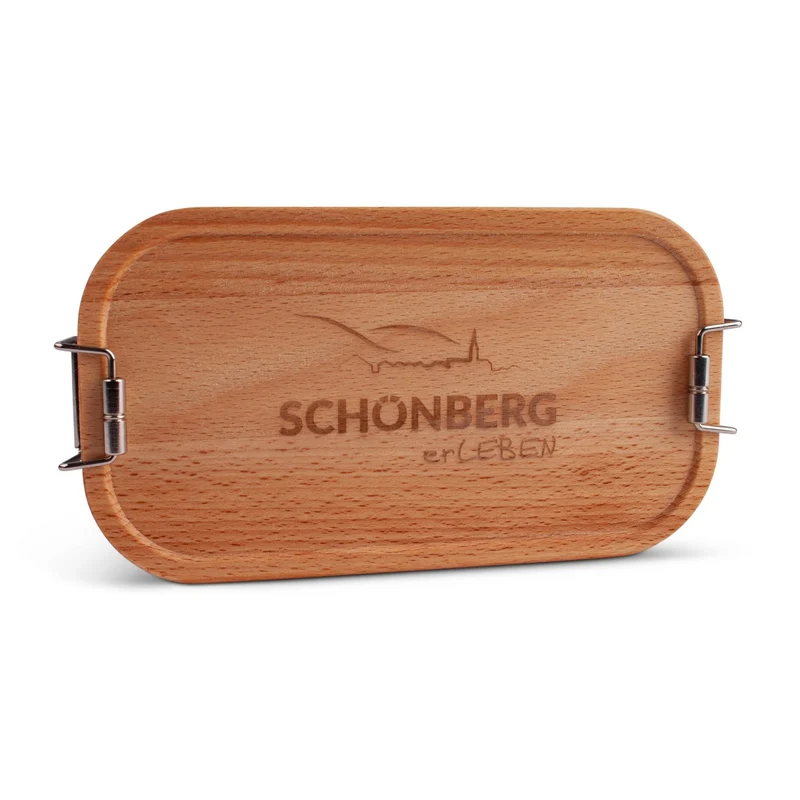 Brotzeitbox mit Wunschgravur (Logo/Wappen)